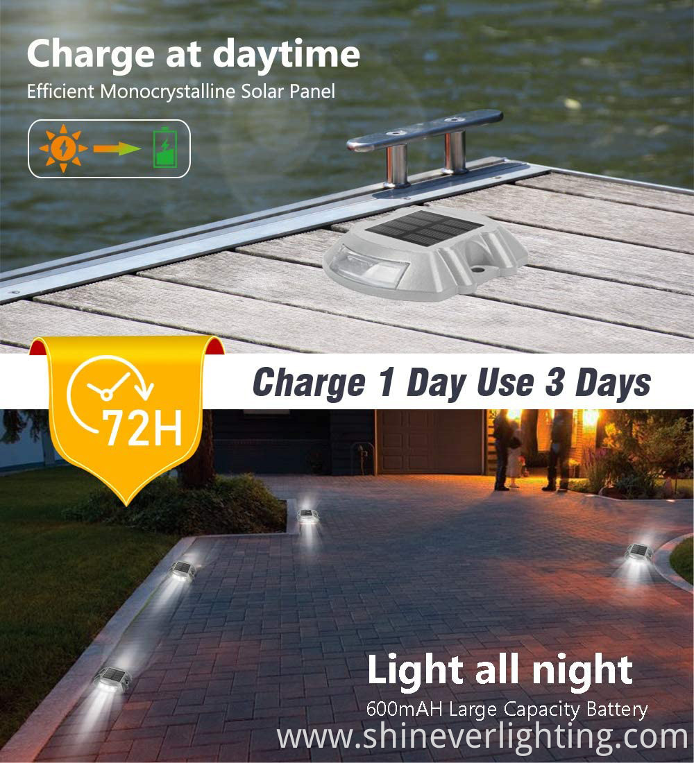 Outdoor Solar LED Deck Lights